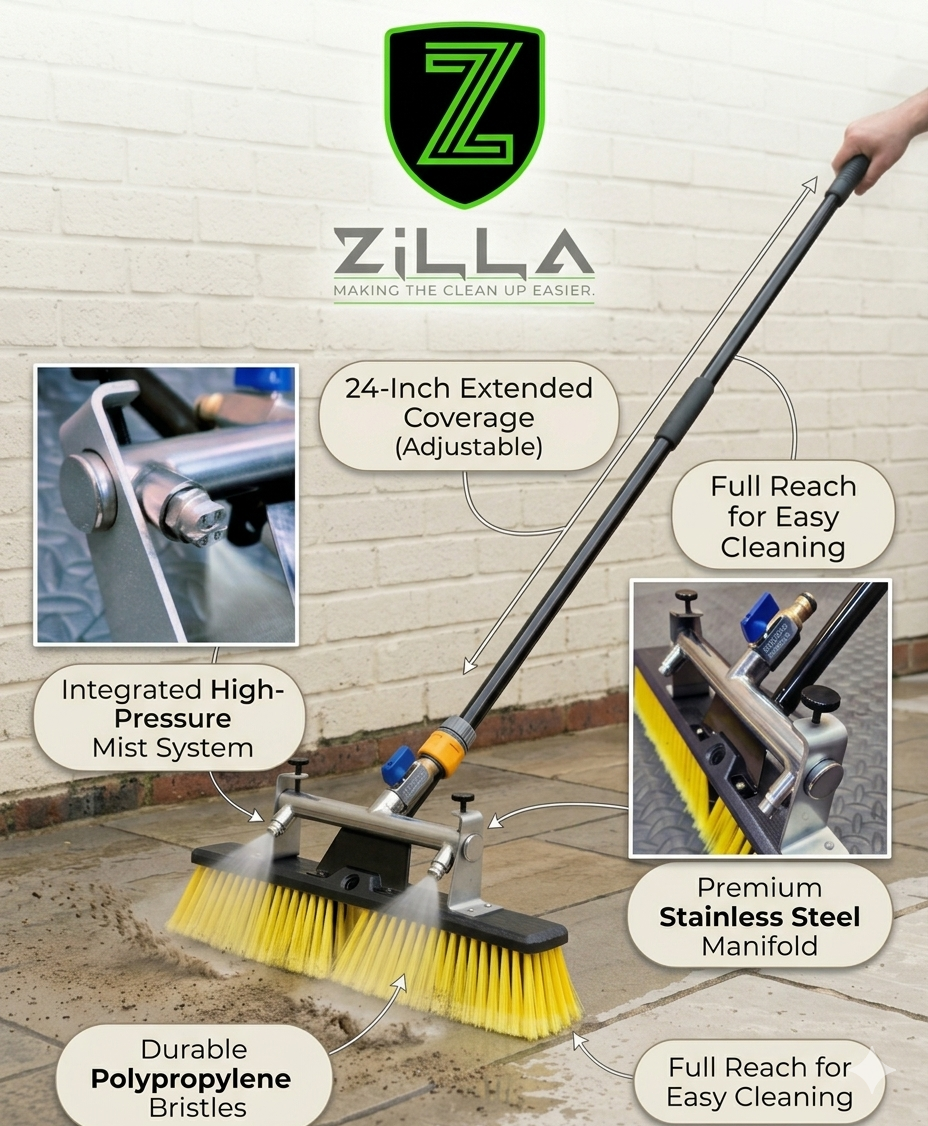 18" Zilla Brush with manifold.