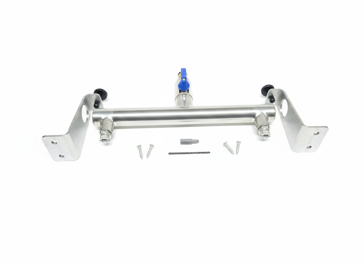 Zilla Stainless Steel Water Manifold – Brush Attachment Accessory