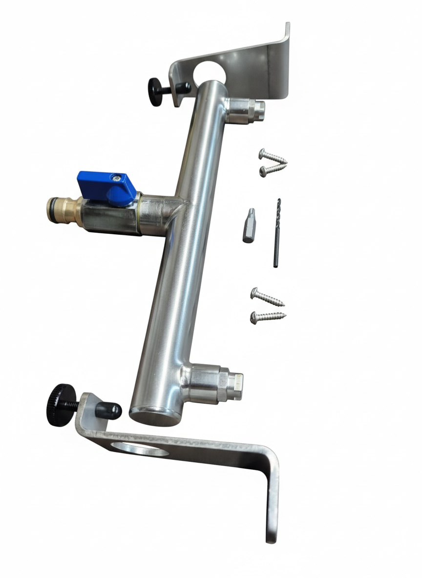 Zilla Stainless Steel Water Manifold – Brush Attachment Accessory