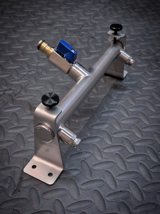 Zilla Stainless Steel Water Manifold – Brush Attachment Accessory