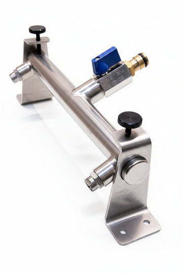 Zilla Stainless Steel Water Manifold – Brush Attachment Accessory