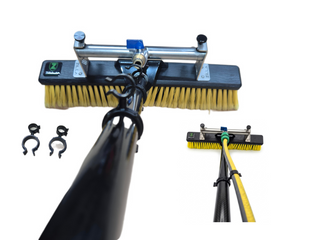 24" zilla brush with three hose pipe support clips