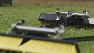 24" zilla brush with three hose pipe support clips